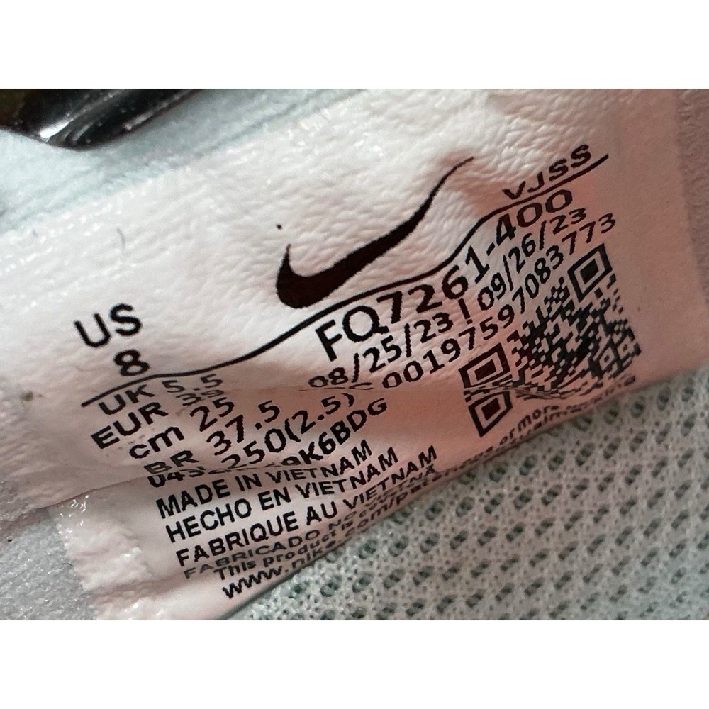 Nike Pegasus Plus Road Running Shoes Glacier Blue Light Lemon Women Sz 8 No Box - Picture 8 of 8